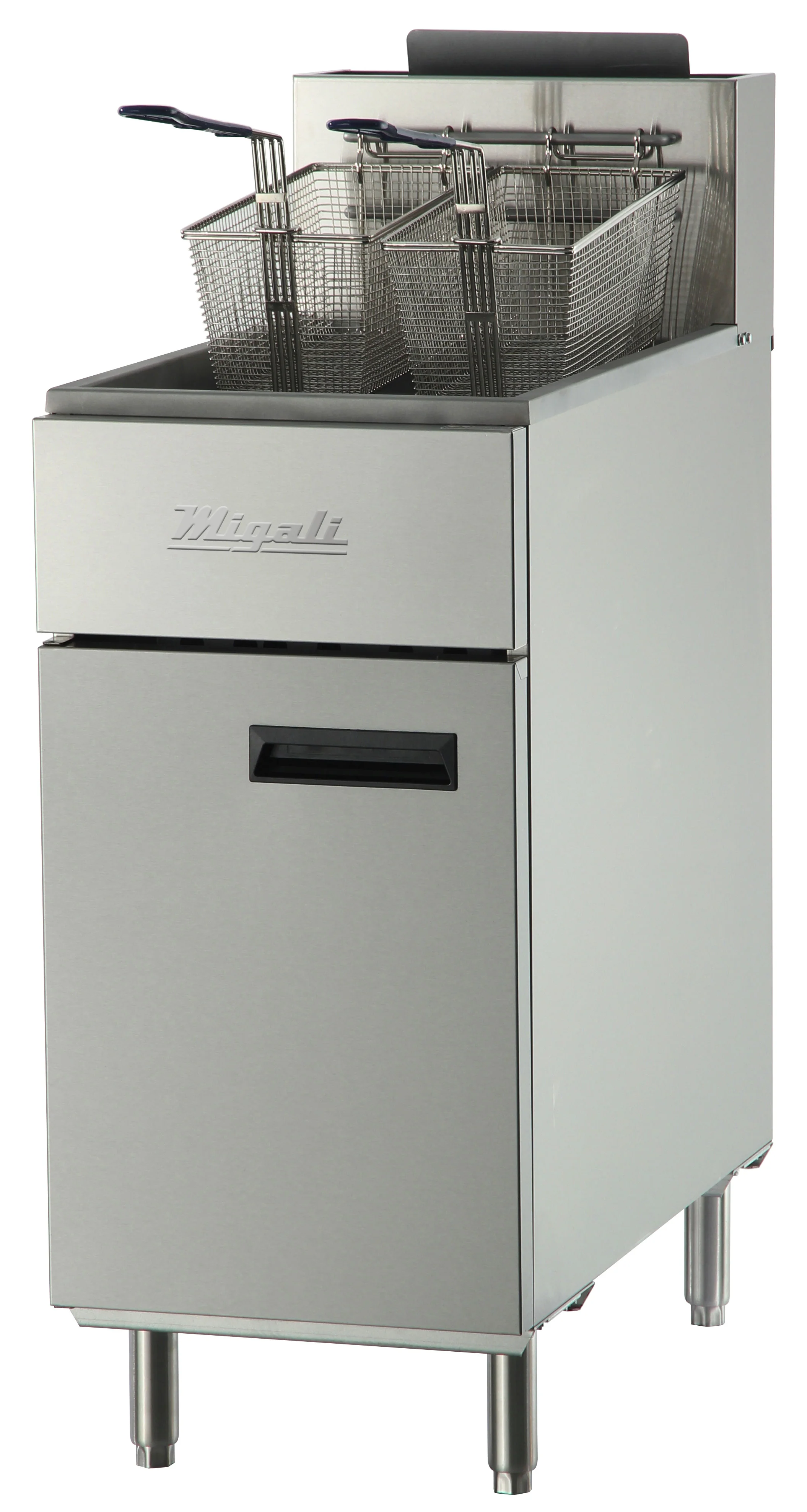 Migali C‑F40‑LP Competitor Series Floor Gas Fryer – 40 lb Capacity, LP, 90,000 BTU