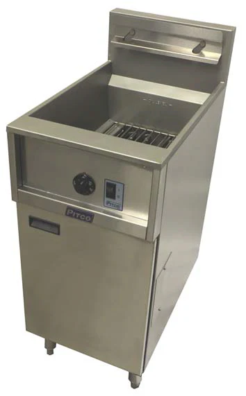 Pitco E35 Economy Electric Floor Fryer with Thermostat 35 lbs./cap. - 208v/1-ph, 15kW - Image 3