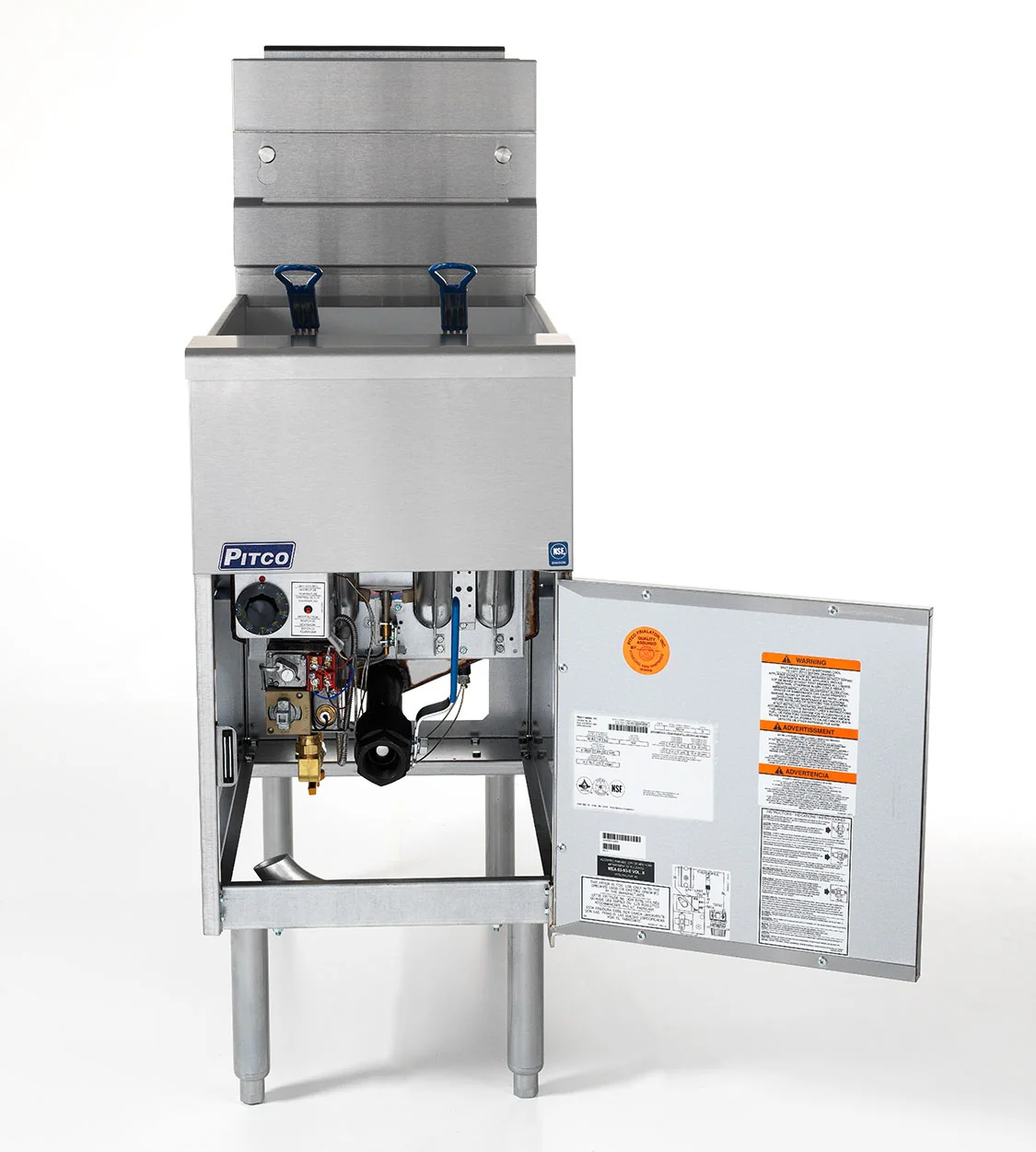 Pitco SG14‑S Solstice Natural Gas Floor Fryer w/ Millivolt Controls – 40–50 lb Capacity, 110,000 BTU - Image 4
