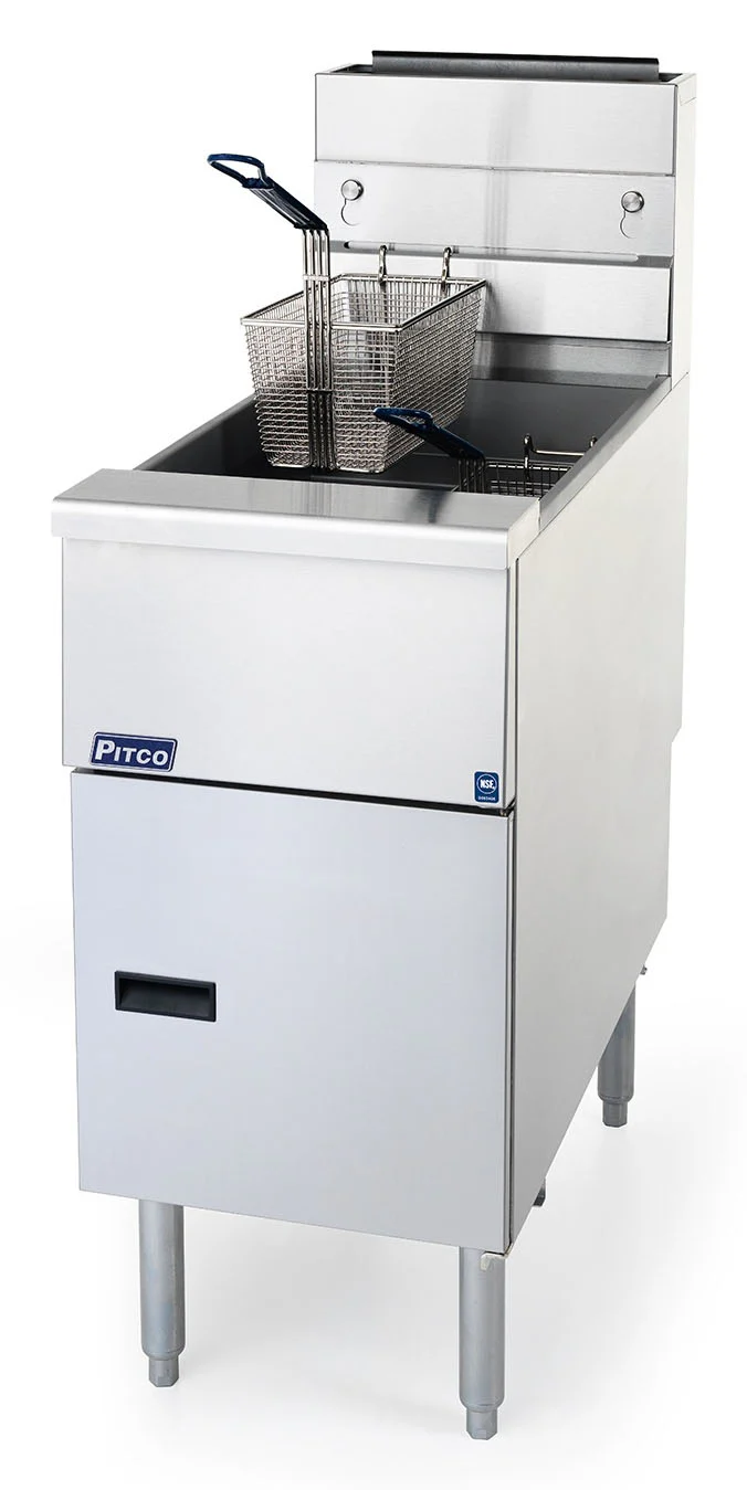 Pitco SG14‑S Solstice Natural Gas Floor Fryer w/ Millivolt Controls – 40–50 lb Capacity, 110,000 BTU - Image 7