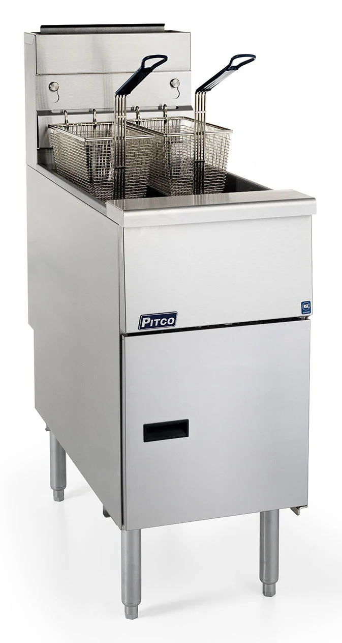 Pitco SG14‑S Solstice Natural Gas Floor Fryer w/ Millivolt Controls – 40–50 lb Capacity, 110,000 BTU - Image 8