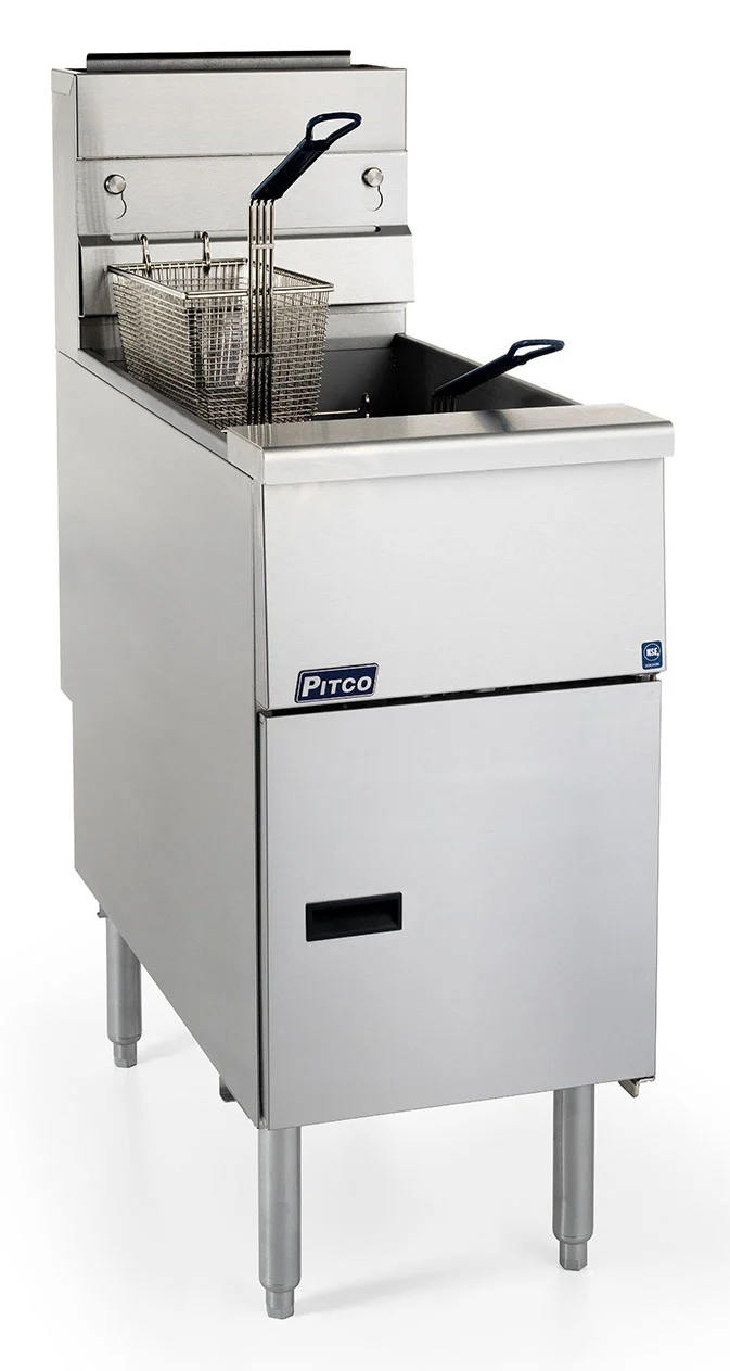 Pitco SG14‑S Solstice Natural Gas Floor Fryer w/ Millivolt Controls – 40–50 lb Capacity, 110,000 BTU - Image 9