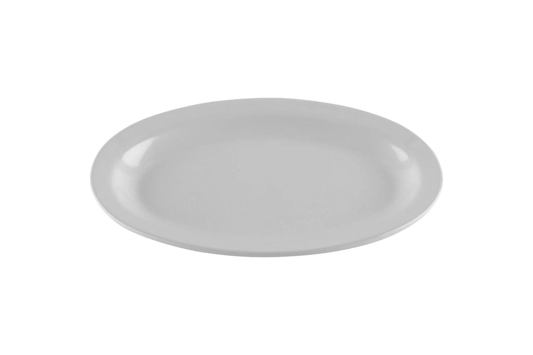 GET OP-610-W SuperMel Melamine Oval Platter 9-7/8" - White - 24/Case
