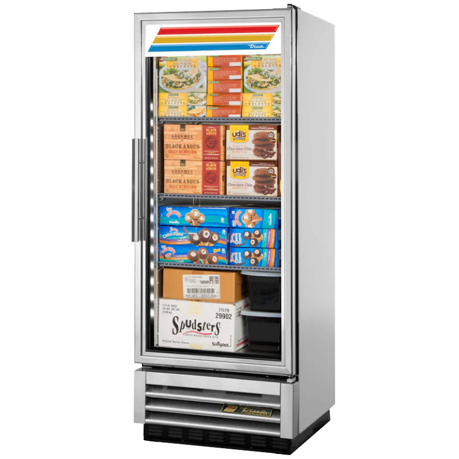 True T-12FG-HC Glass Door Reach-In Freezer – 25″ | 1 Section | 115V Commercial Freezer