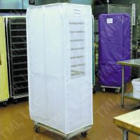 Curtron SUPRO-14-EC Protecto Rack Cover with Zipper Flaps 23" x 28" x 62"H - Clear - Image 2