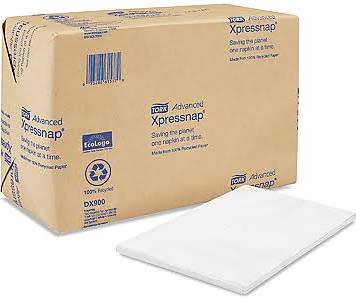 Roses Southwest 32313 RapidNap 1-ply White Dispenser Napkin 8" x 13" - 3000/Case - Image 2
