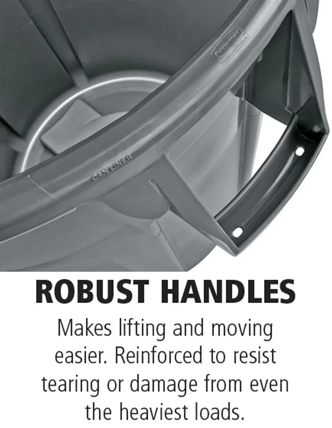 Rubbermaid FG261000GRAY Vented BRUTE Round Container 10 Gal. - Gray - Image 8