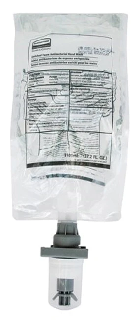 Rubbermaid 2080802 AutoFoam Enriched Foam Alcohol Hand Sanitizer Refill for AutoFoam Dispensers 1000 ml - Dye and Fragrance Free - Image 3