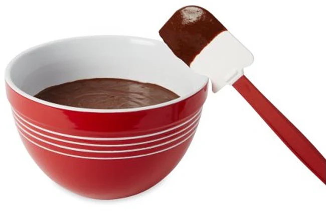 Rubbermaid FG1963000000 High-Heat Silicone Scraper / Spatula with Red Nylon Handle 13-1/2"OAL - Image 7