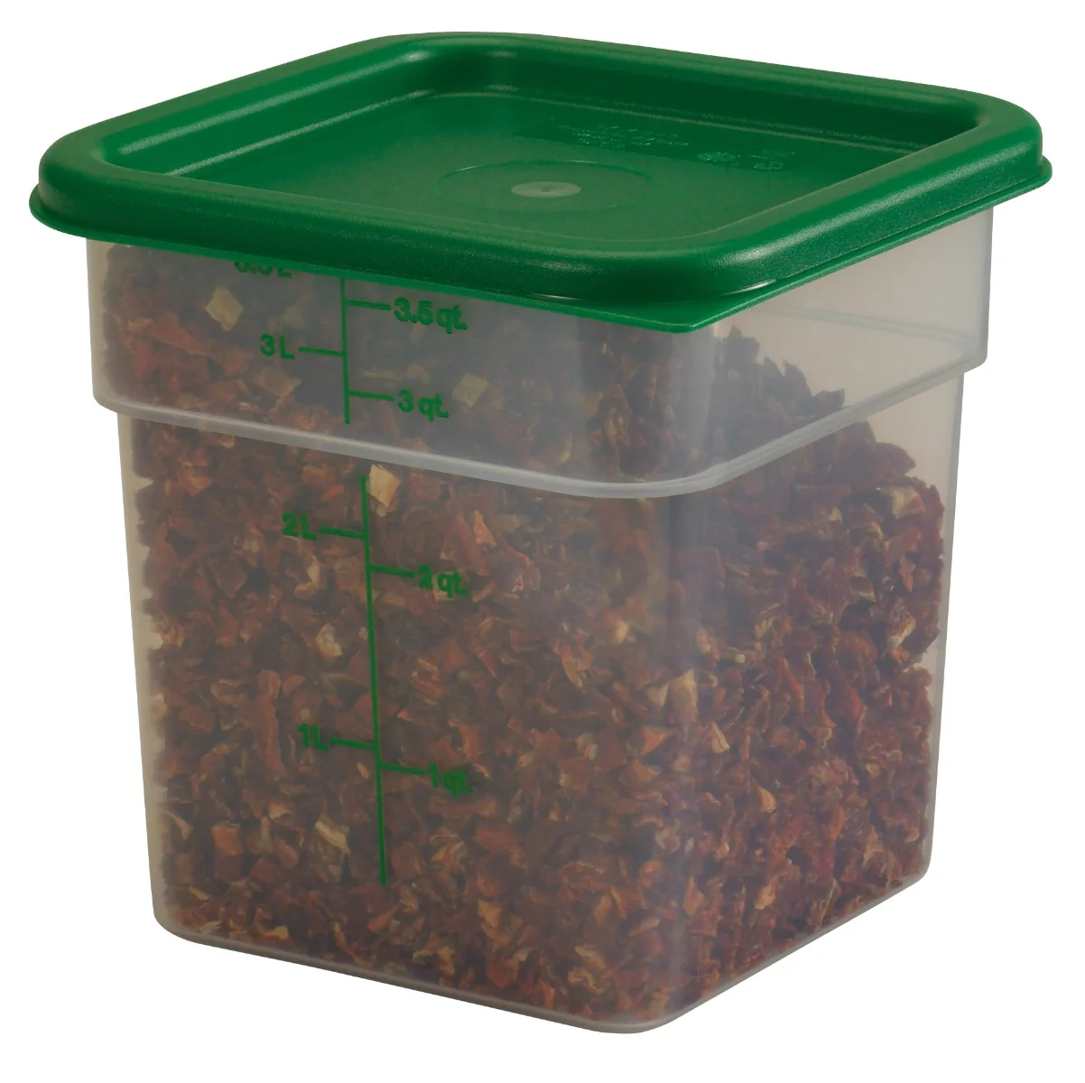 Cambro SFC2452 CamSquare Food Container Lid for 2 & 4 qt - Kelly Green - Image 12
