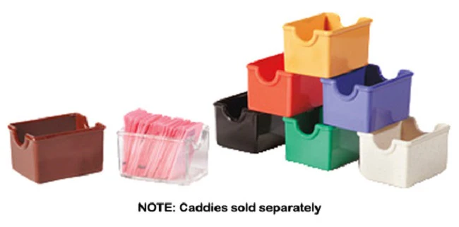 GET SC-66-CL Plastic Sugar Packet Holder / Sugar Caddy 3-1/2" x 2-1/2" x 2"H - Clear - 24/Case - Image 2