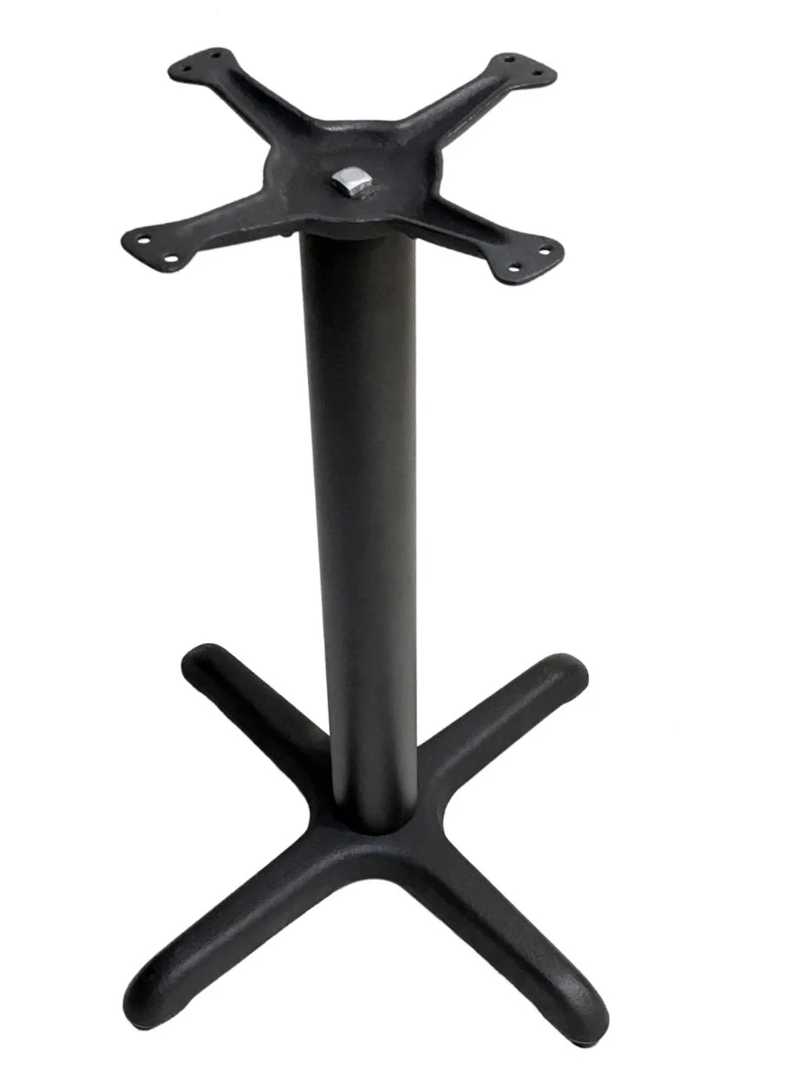 AAA Furniture Wholesale T2222DH Black Cast Iron Dining Height Table Base 22" x 22" x 29-1/2"H