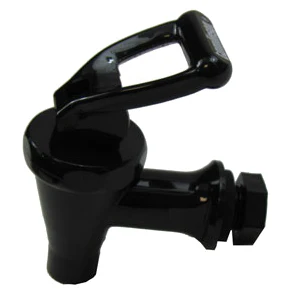 TableCraft 852F Black Heavy Duty Fast Flow Replacement Faucet - fits Slimline Beverage Dispensers