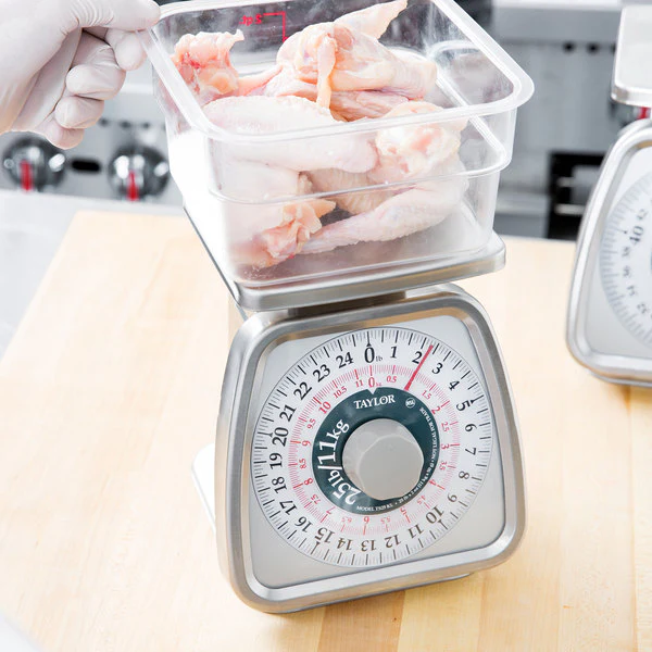 Taylor TS25KL Analog Portion Control Scale with Rotating Dial 25 lb. - Image 6