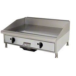 Toastmaster TMGM24 Countertop Gas Griddle w/ 2 Manual Controls 24" NG - 40,000 BTU