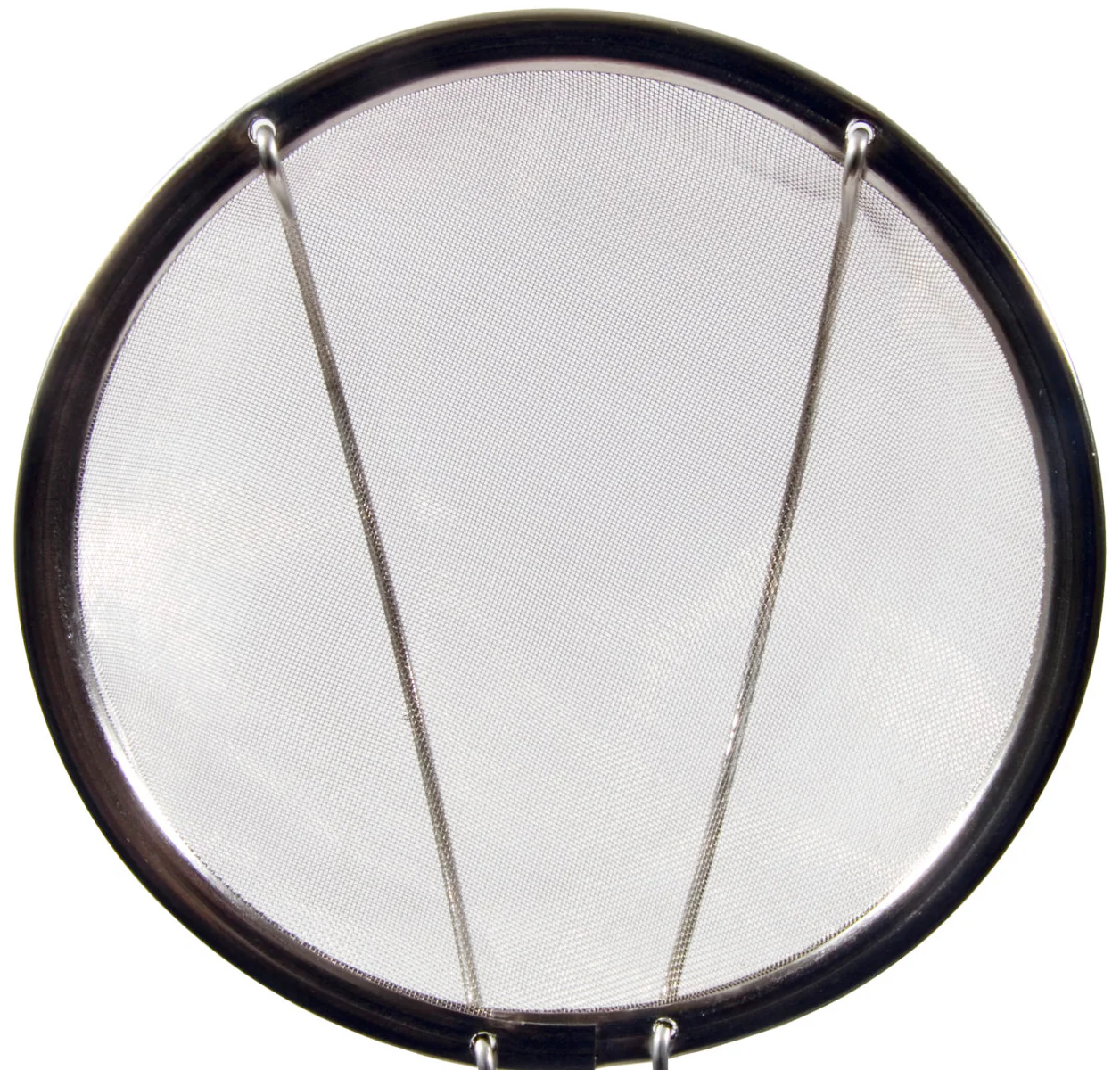 Town 42416F Stainless Steel Extra Fine Mesh Round Skimmer 6" dia. Blade with 9-1/2" Loop Handle - Image 2