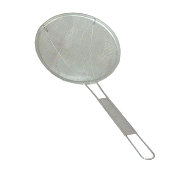 Town 42416F Stainless Steel Extra Fine Mesh Round Skimmer 6" dia. Blade with 9-1/2" Loop Handle - Image 3