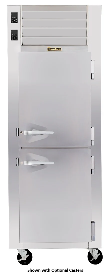 Traulsen ADT132KUT-HHS Spec-Line 1-Section 2 Solid Half Door Dual Temp Reach-In Refrigerator / Freezer 24" - 17.1 cu. ft. - Image 5