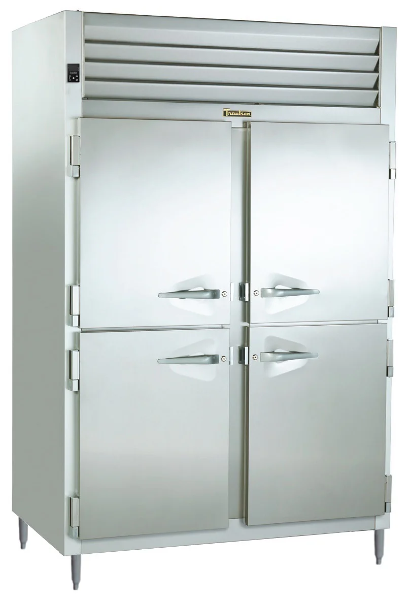 Traulsen AHF232W-HHS Spec-Line 2-Section 4 Solid Half Door Reach-In Heated Holding Cabinet 58" - 50.53 cu. ft.
