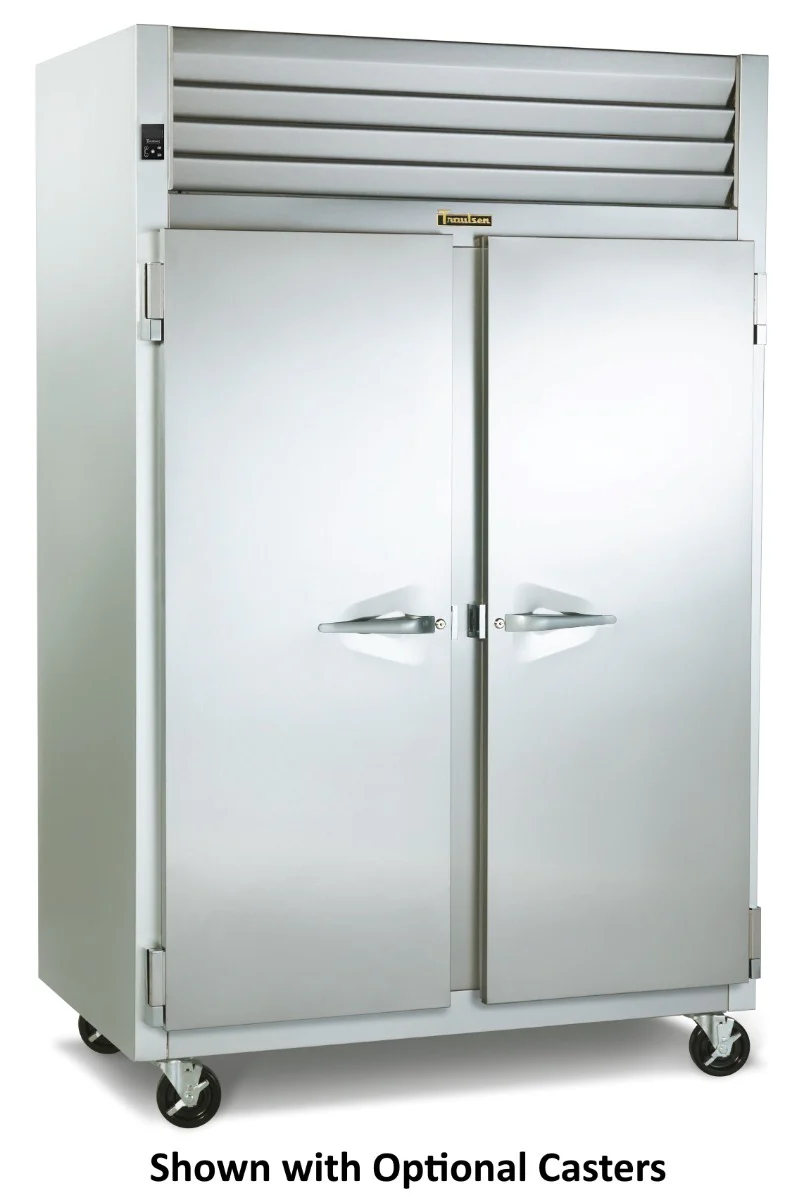 Traulsen AHT232NUT-FHS Spec-Line 2-Section 2 Solid Door Reach-In Refrigerator 25" - 46.02 cu. ft. - 115V - Image 2