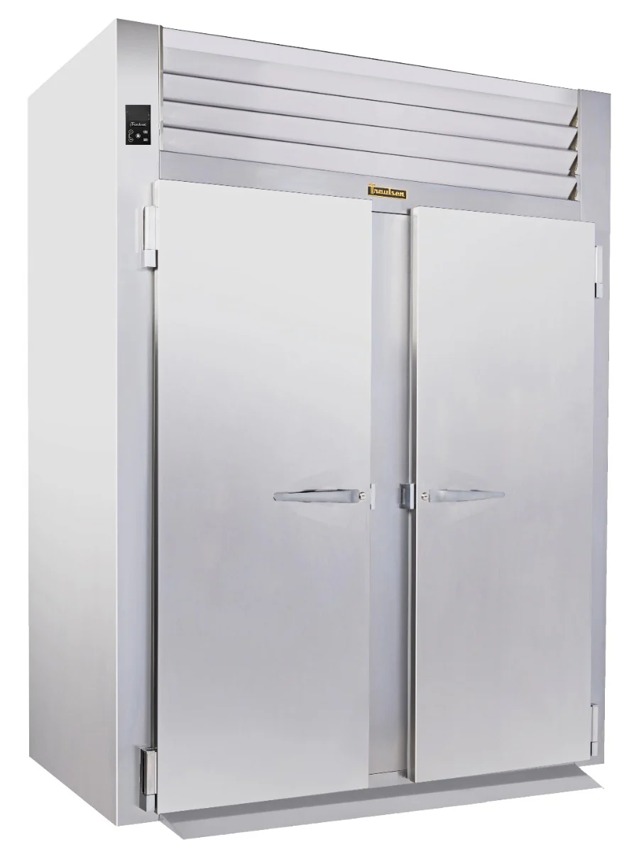 Traulsen AIH232H-FHS Spec-Line 2-Section 2 Solid Door Roll-In Heated Holding Cabinet 68" - Accepts 72"H Racks - 79.46 cu. ft. - 208-230/115v