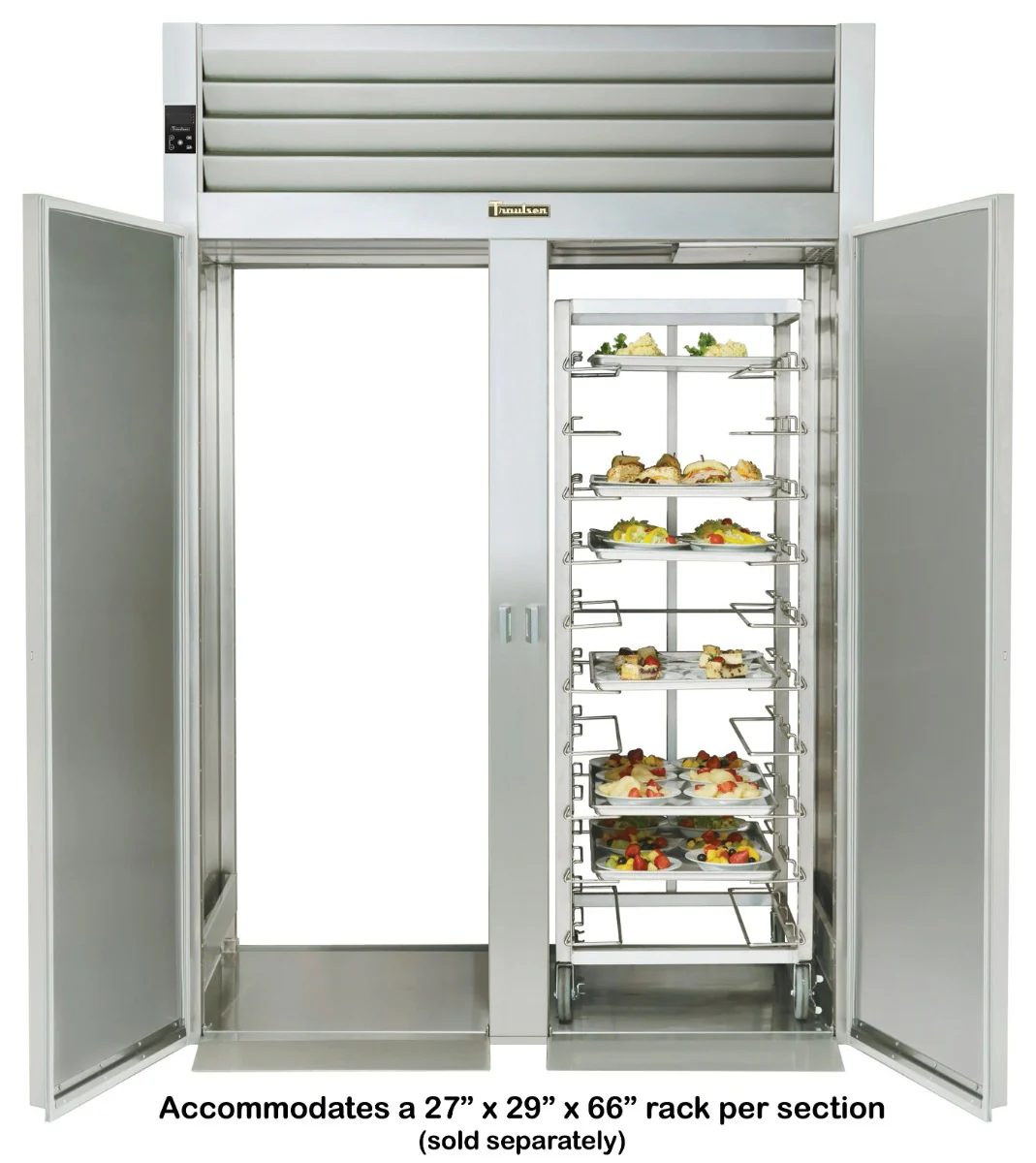 Traulsen AIH232LP-FHS Spec-Line 2-Section 2 Solid Door Roll-Thru Heated Holding Cabinet 68" - Accepts 66"H Racks - 78.84 cu. ft. - 208-230/115v - Image 5