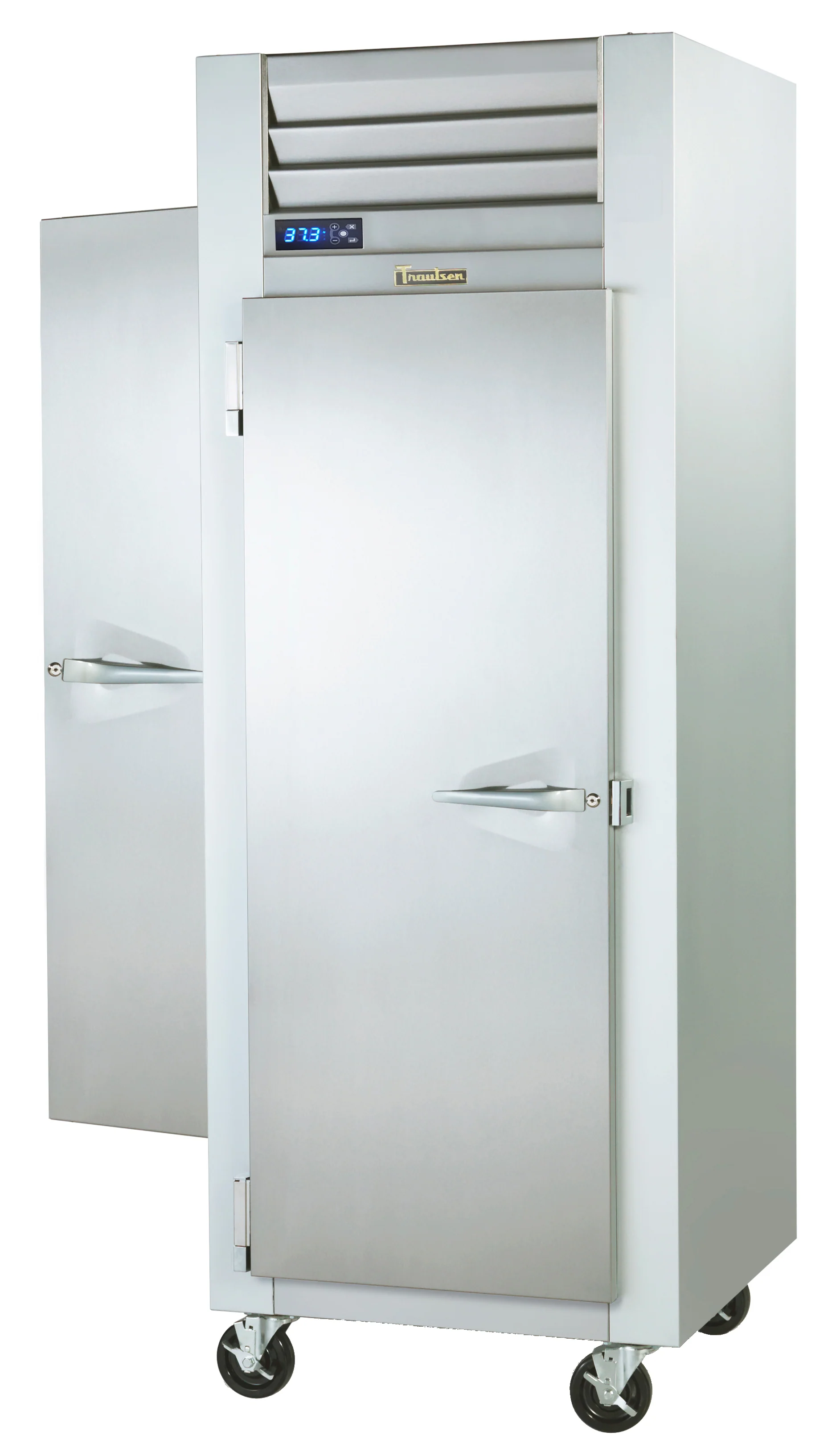 Traulsen G10015P 1-Section Left Hinged Front/Right Hinged Rear 1 Solid Door Pass-Thru Refrigerator 30" - 25.6 Cu. Ft.