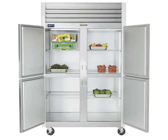 Traulsen G20000 2-Section Left/Right Hinged 4 Solid Half Door Reach-In Refrigerator 52" - 46 Cu. Ft. - Image 2