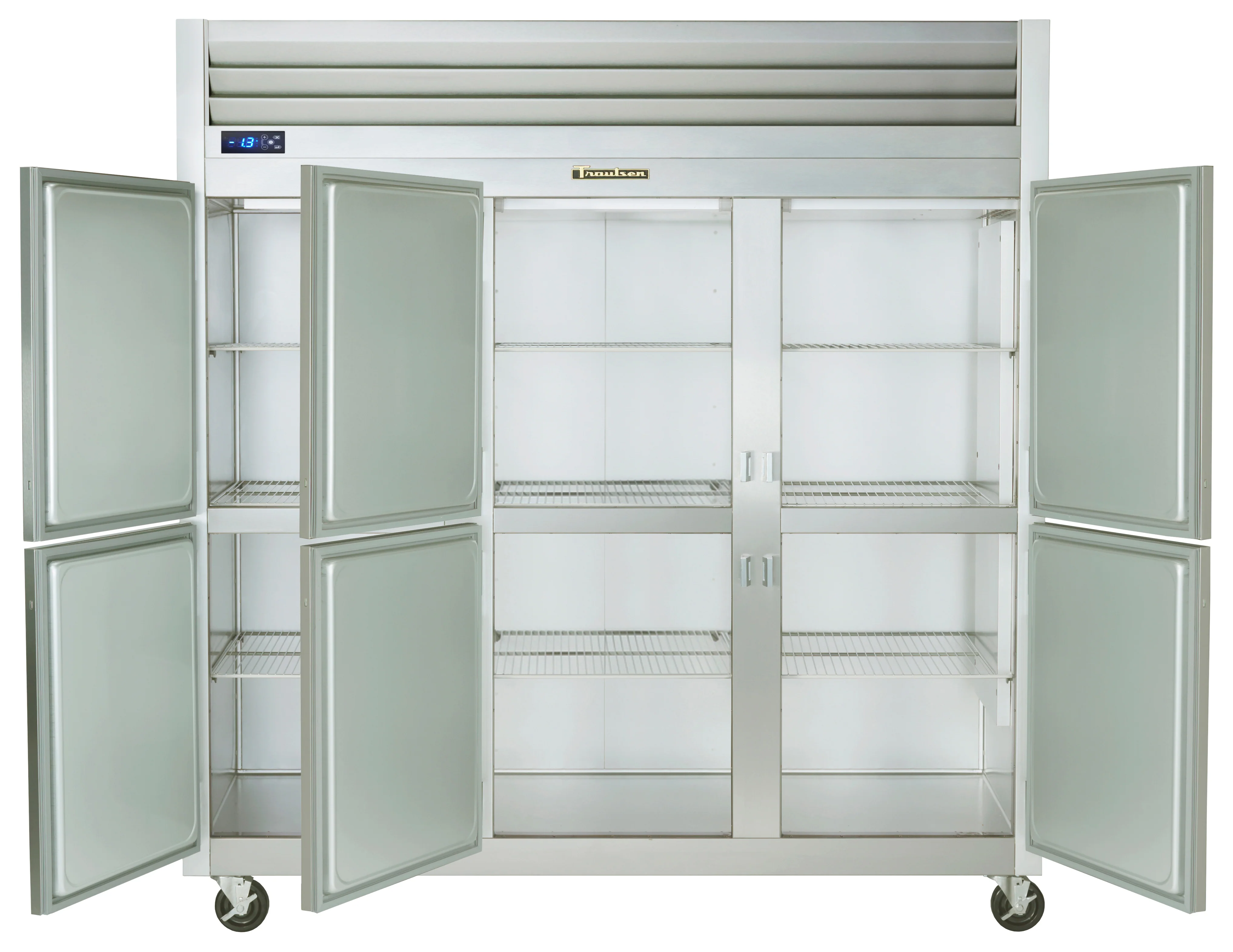 Traulsen G31301 3‑Section Reach‑In Freezer 76" 6 Solid Half Doors 69.1 Cu. Ft. – 115V - Image 2
