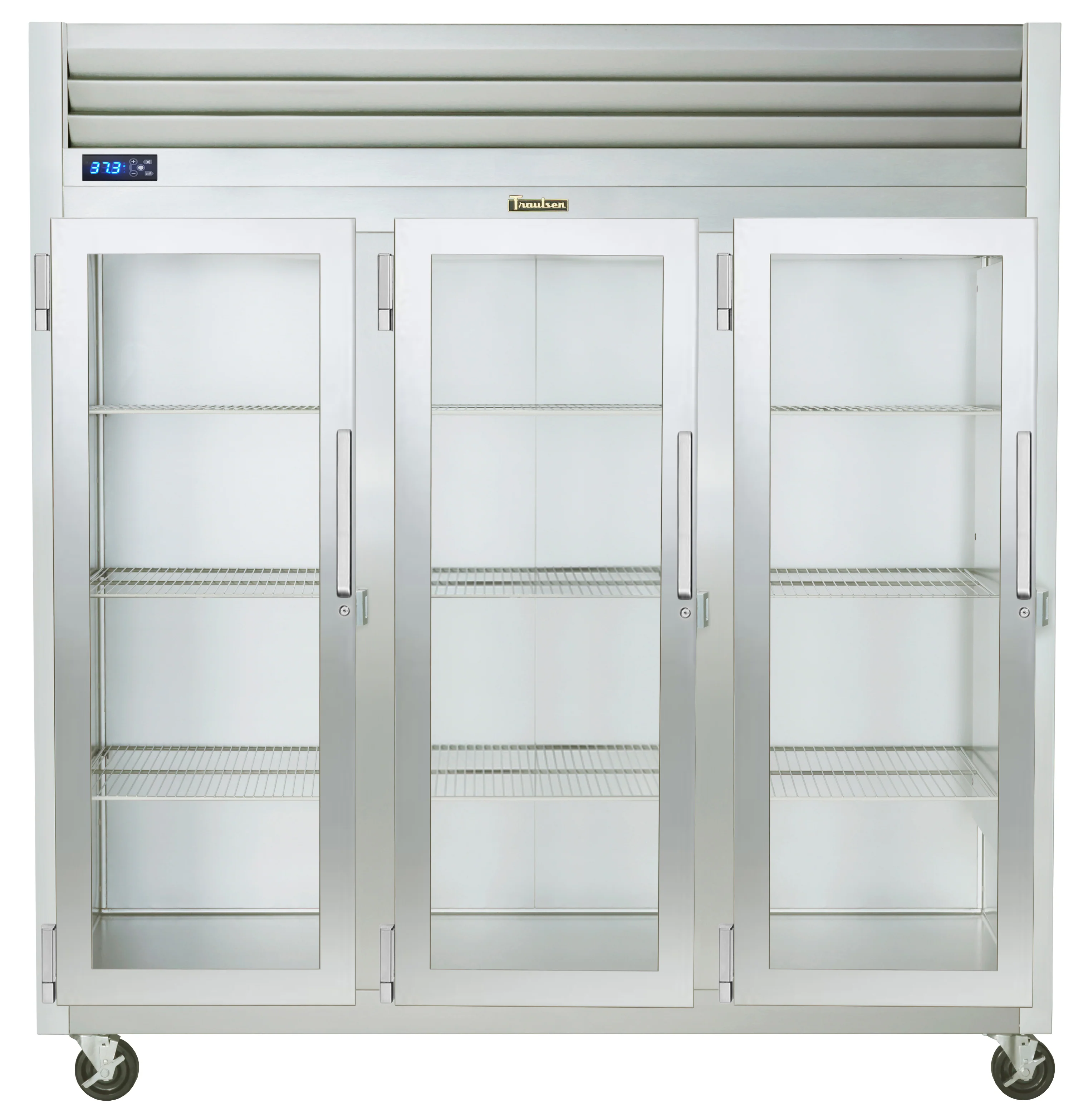 Traulsen G32013 3-Section Left/Left/Left Hinged 3 Glass Door Reach-In Refrigerator 76" - 69.1 Cu. Ft.