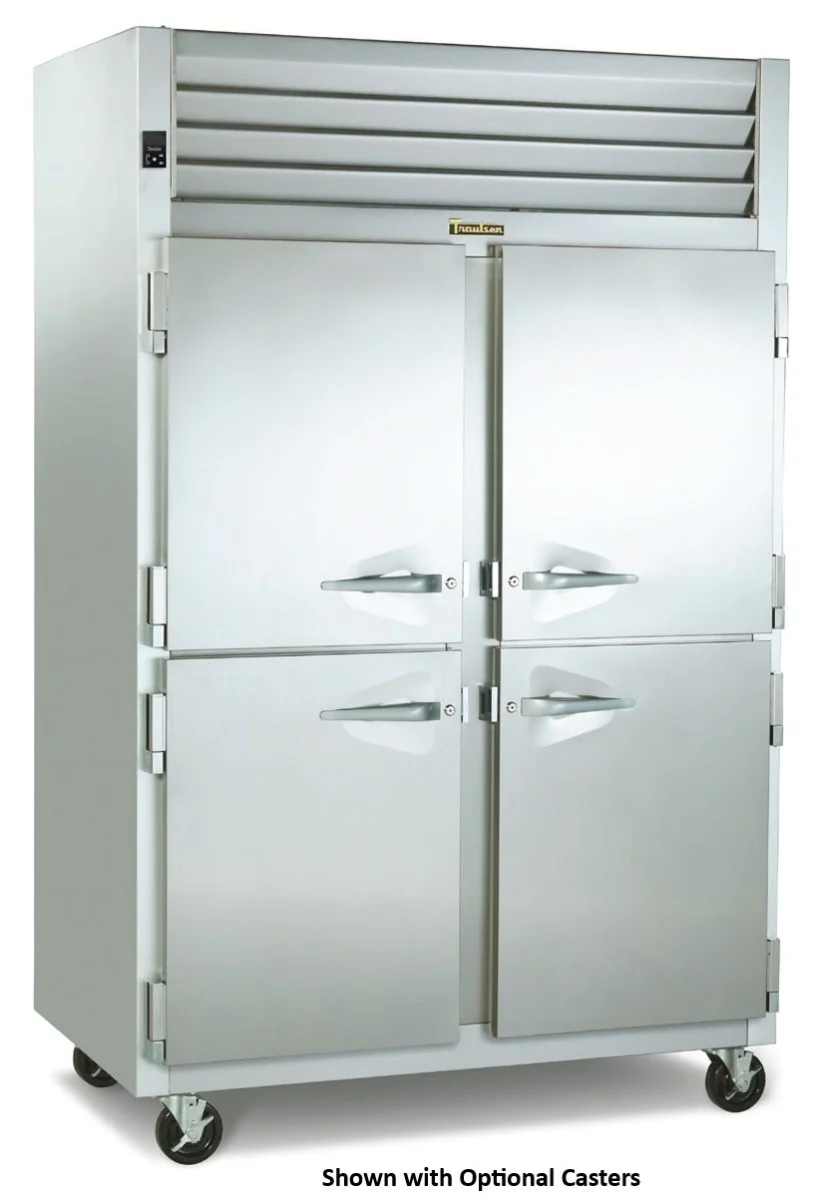 Traulsen RHT232WUT-HHS Spec-Line 2-Section Reach-In Refrigerator – 58″, 50.53 cu. ft., 4 Solid Half Doors, 115V - Image 2