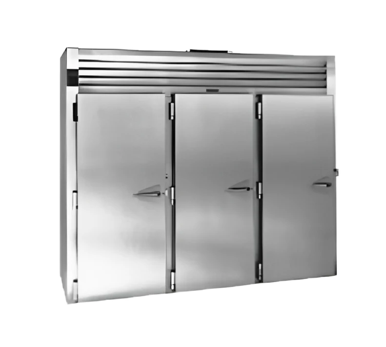Traulsen RRI332LPUT-FHS Roll-Through Refrigerator – 117.5 Cu. Ft. Stainless Steel | Three Full-Height Doors | 115V