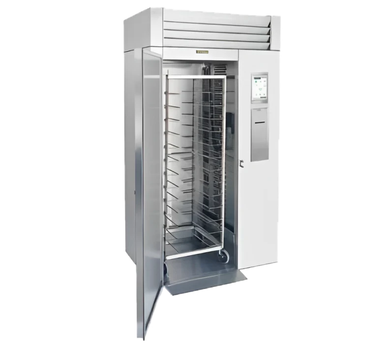 Traulsen TBC1HR-1 Roll-Thru Blast Chiller Remote Cooled Single Rack Left Hinged One Door for 72" High Racks Stainless Steel 35 Cu. Ft. - 115V