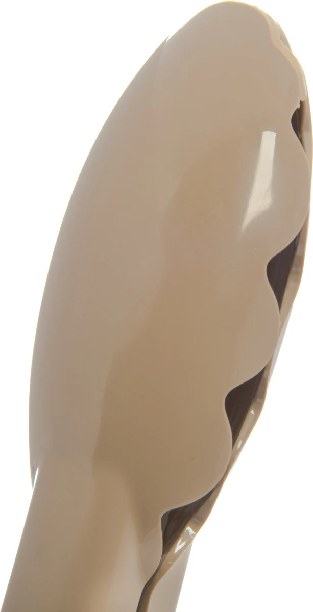 Carlisle 470906 Carly 1-Piece Plastic Scalloped Utility Tongs 9" - Beige - Image 7