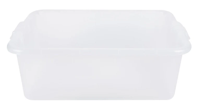 Vollrath 1527-C13 Traex Color-Mate Polyethylene Food Storage Box 20" x 15" x 7" - Clear - 12/Case - Image 2