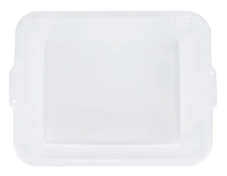 Vollrath 1527-C13 Traex Color-Mate Polyethylene Food Storage Box 20" x 15" x 7" - Clear - 12/Case - Image 3