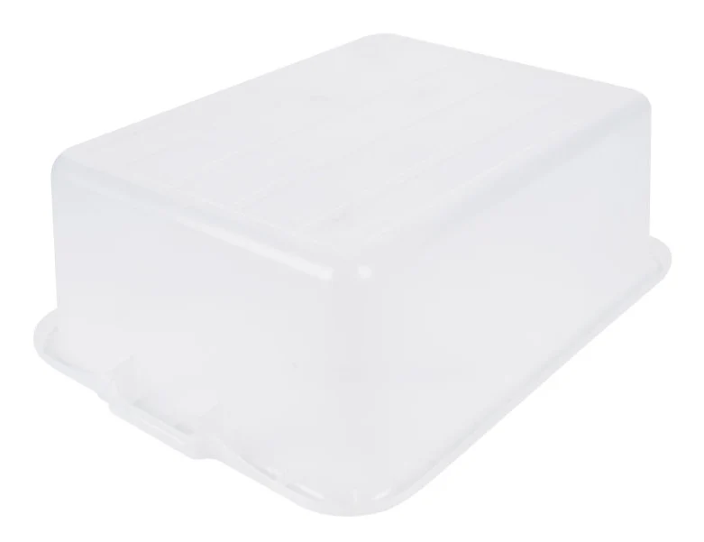 Vollrath 1527-C13 Traex Color-Mate Polyethylene Food Storage Box 20" x 15" x 7" - Clear - 12/Case - Image 4