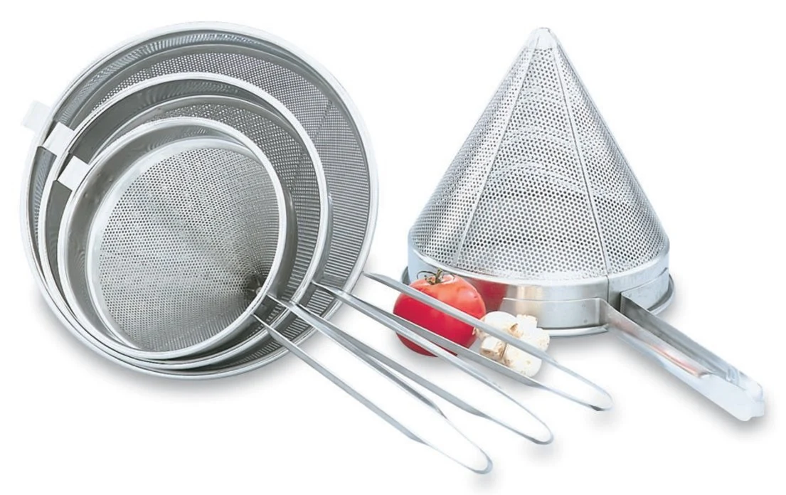 Vollrath 47167 Stainless Steel Fine Mesh China Cap Strainer with 9-3/4" dia. X 10" Deep Bowl and 10-1/4" Loop Handle - 6/Case - Image 5