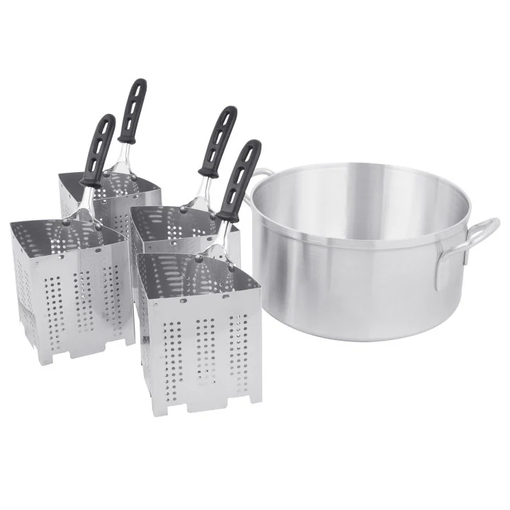 Vollrath 682114 Wear-Ever Pasta and Vegetable Cooker Set 18-1/2 qt. - Image 5
