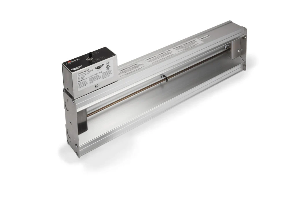 Vollrath 72717019 Cayenne Hard Wired Heat Strips Infrared Food Warmer Lamp 48" - 120V, 1100 Watt - Image 2