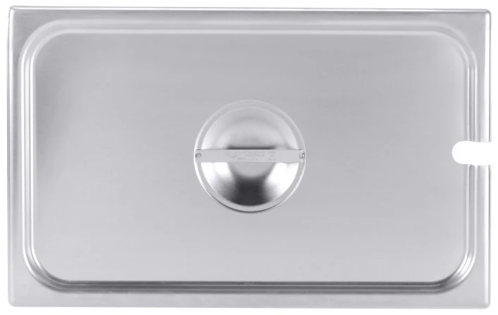 Vollrath 75219 Stainless Steel Steam Table Flat Slotted Food Pan Cover - Full Size - Image 4