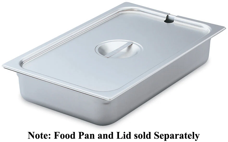 Vollrath 75219 Stainless Steel Steam Table Flat Slotted Food Pan Cover - Full Size - Image 6