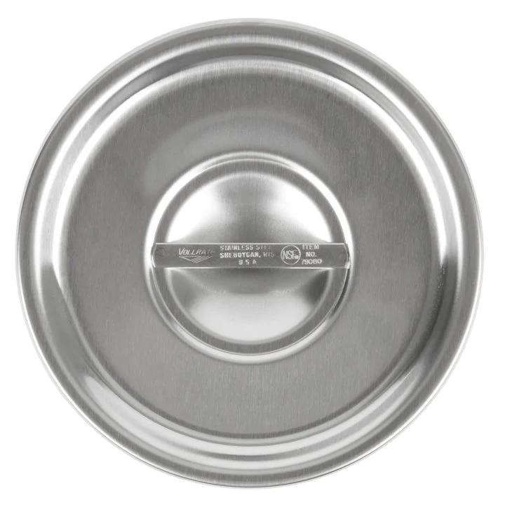 Vollrath 79080 Stainless Steel Bain Marie Pot Cover 6-3/4" for 3-1/2 qt. - 6ea/Case - Image 5