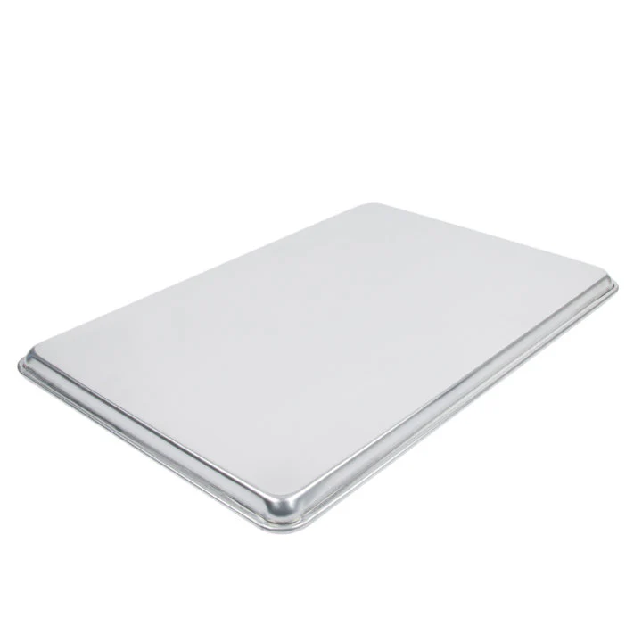 Vollrath 9003 Wear-Ever Heavy Duty Full Size 19 Gauge Wire in Rim Aluminum Bun / Sheet Pan 18" x 26" - Image 4