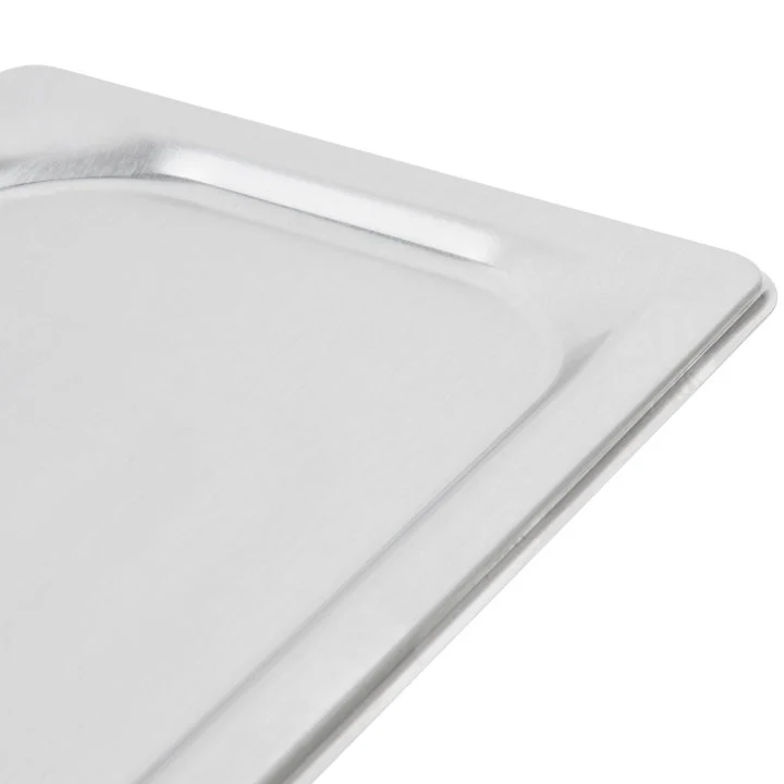 Vollrath 93500 Super Pan Stainless Steel Steam Table Flat SoCover Food Pan Cover - 1/2 Size Long - Image 2