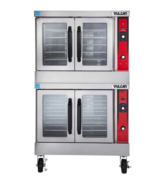 Vulcan VC44GD Double Full Size Natural Gas Convection Oven - 100,000 BTU
