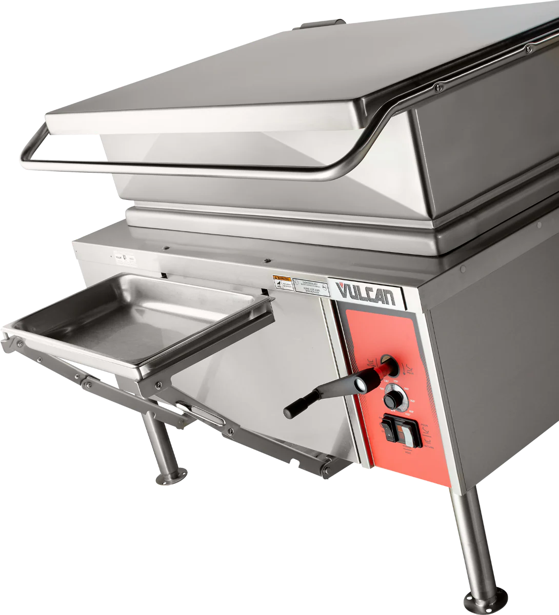 Vulcan VE40-33 - Electric Manual Tilt Braising Pan / Tilt Skillet 40 Gal. - 208-240v/50/60/1-3 - Image 4