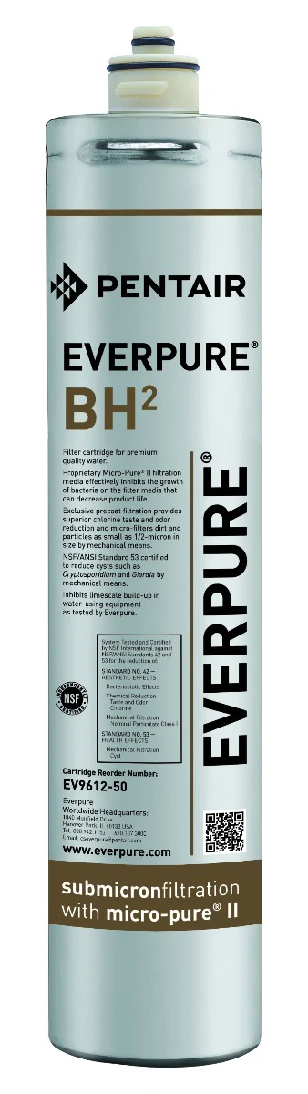 Everpure EV9612-50 BH2 Replacement Water Filter Cartridge - .5 Micron and .5 GPM - Image 3