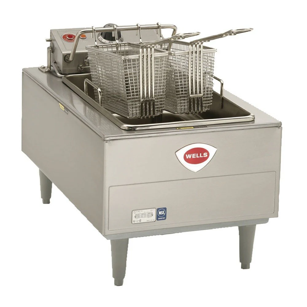 Wells F-15 Countertop Single Pot Electric Fryer 12" 15 lb. - 208-240v - Image 3