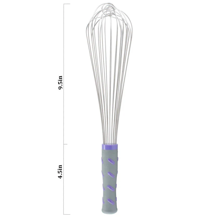 Vollrath 47004 Whip, Piano, w/High Temp Nylon Handle, 14"